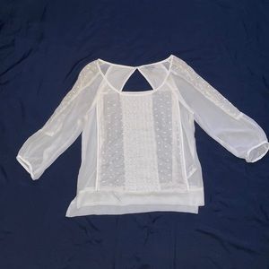 sheer long sleeve top